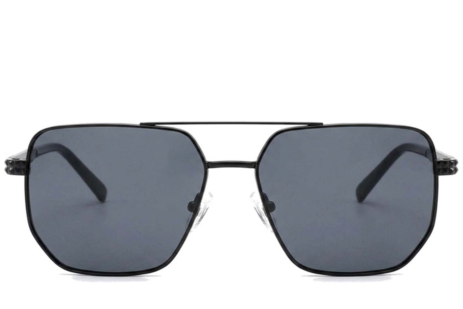 Aviator Black Metal Sunglasses #BS2012-2704