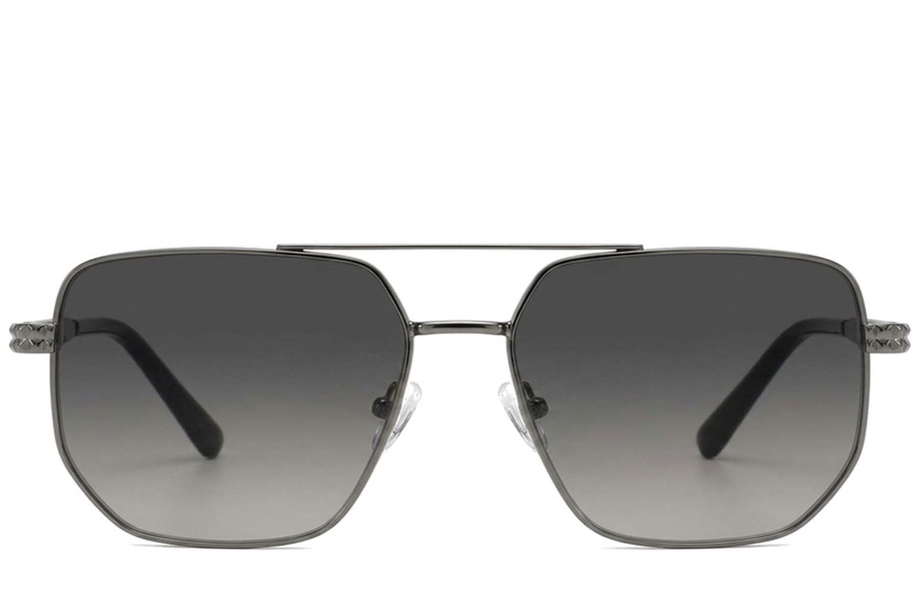 Aviator Grey Metal Sunglasses #BS2012-2706