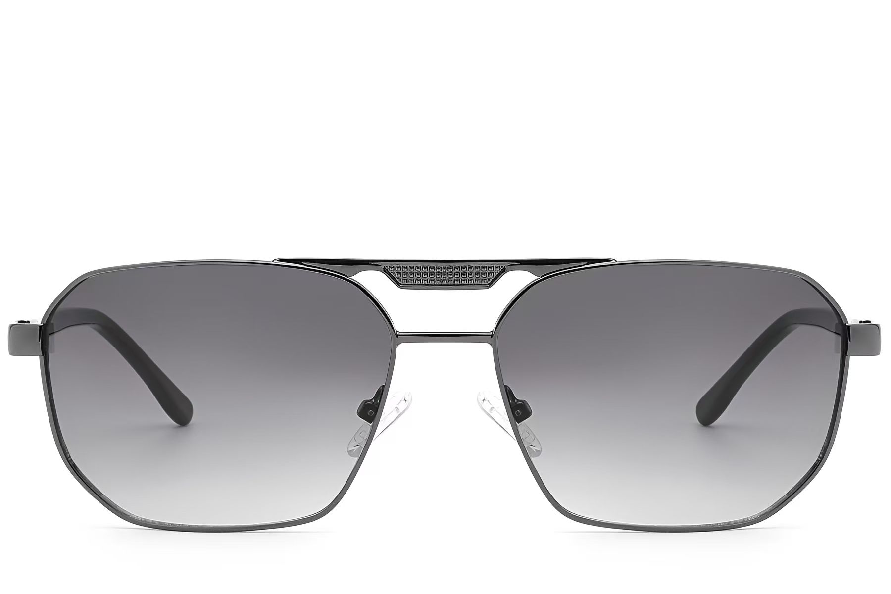 Grey Metal Aviator Sunglasses #BS2012-2709 - BLACKSHEEP US