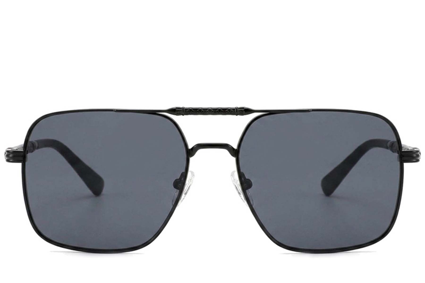 Aviator Black Metal Sunglasses #BS2012-2715