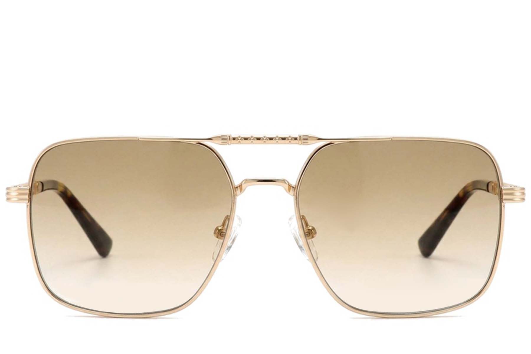 Aviator Golden Metal Sunglasses #BS2012-2718