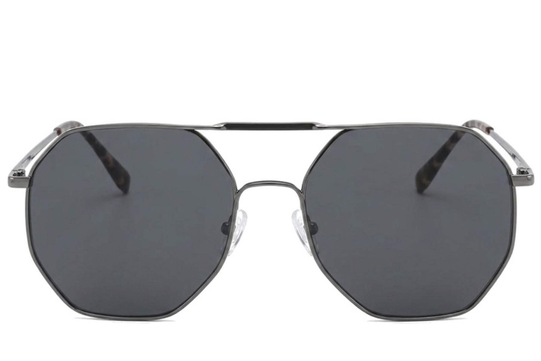 Aviator Grey Metal Sunglasses #BS2012-2727