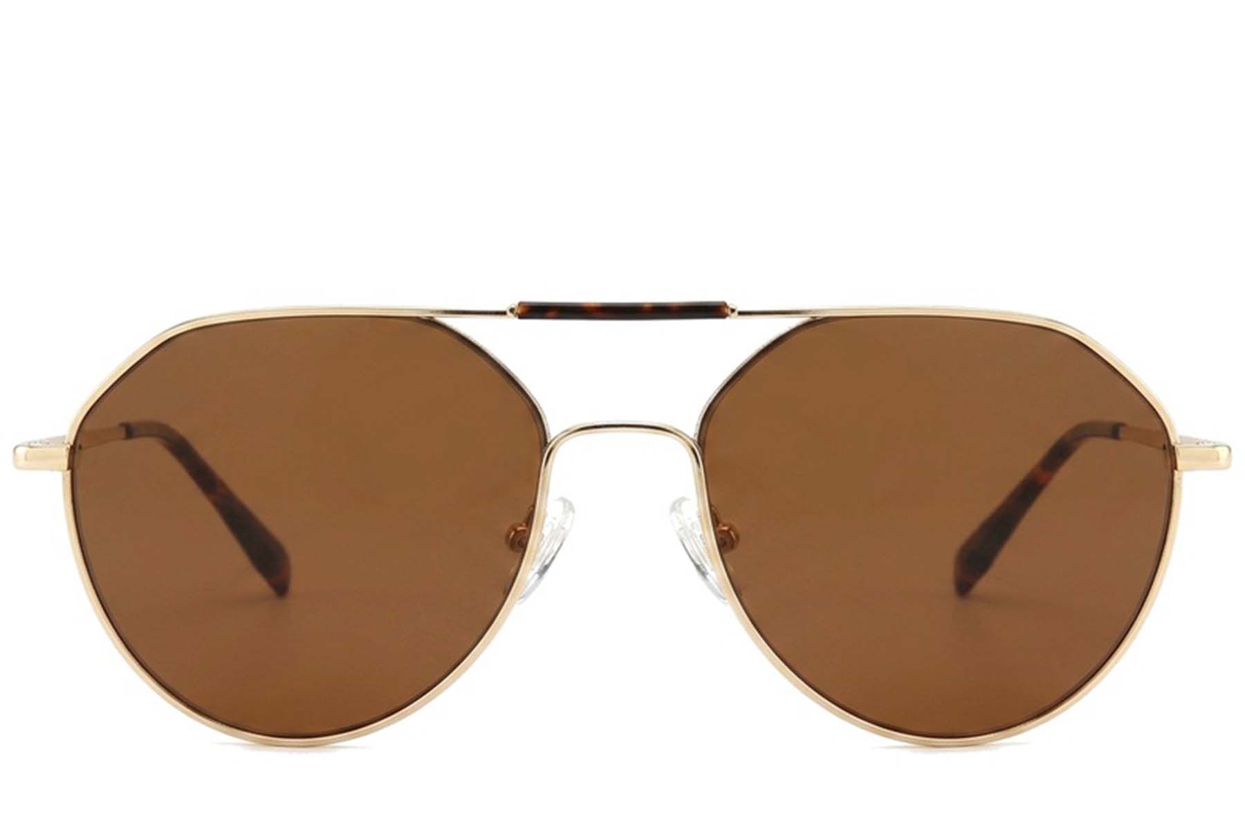 Aviator Golden Metal Sunglasses #BS2012-2731