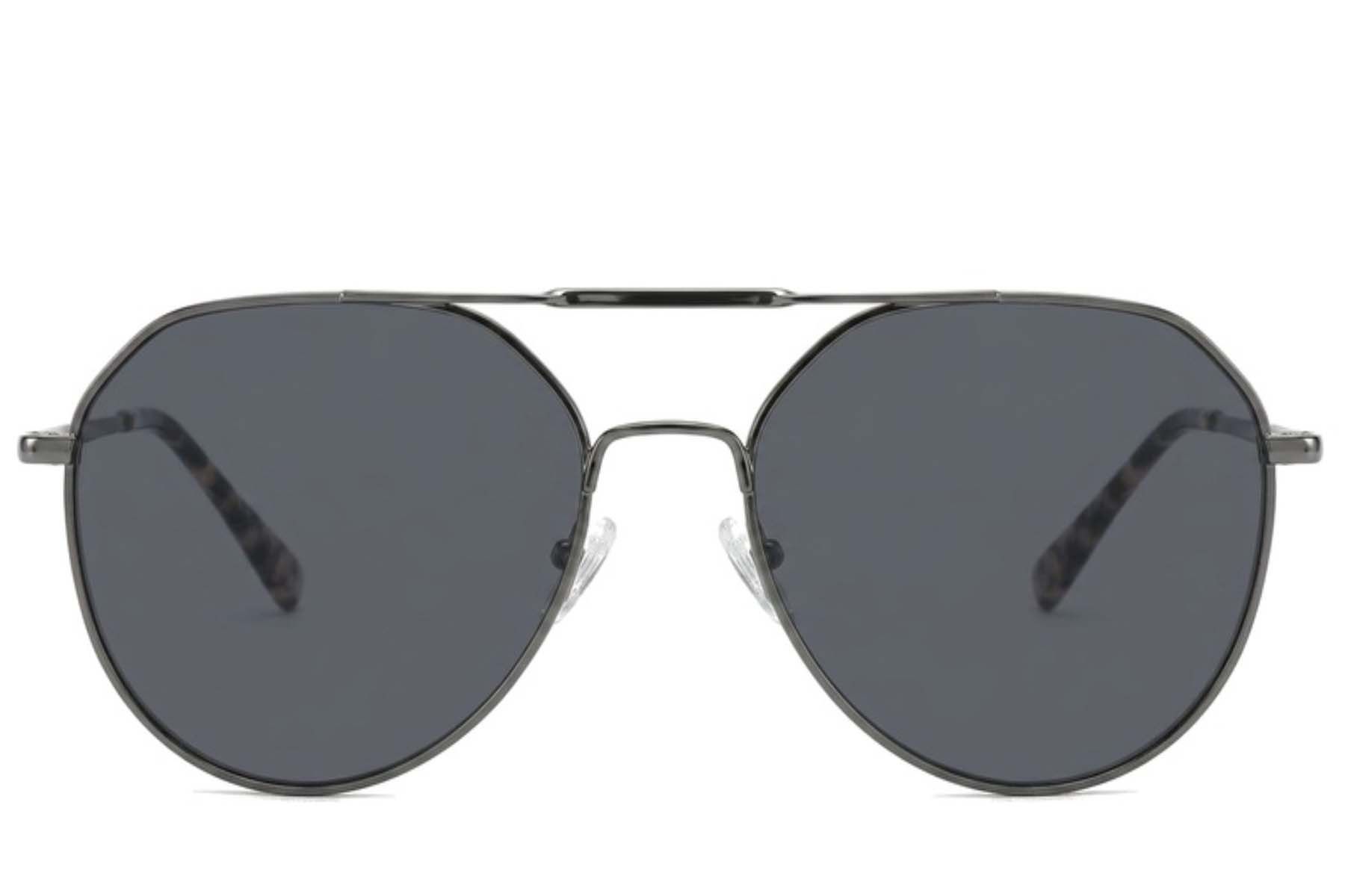Aviator Grey Metal Sunglasses #BS2012-2734