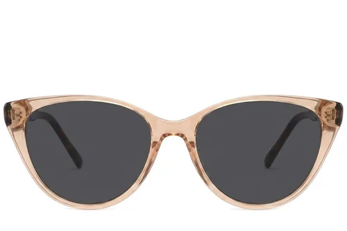 Lunettes de soleil papillon en acétate marron #BS2012-2773