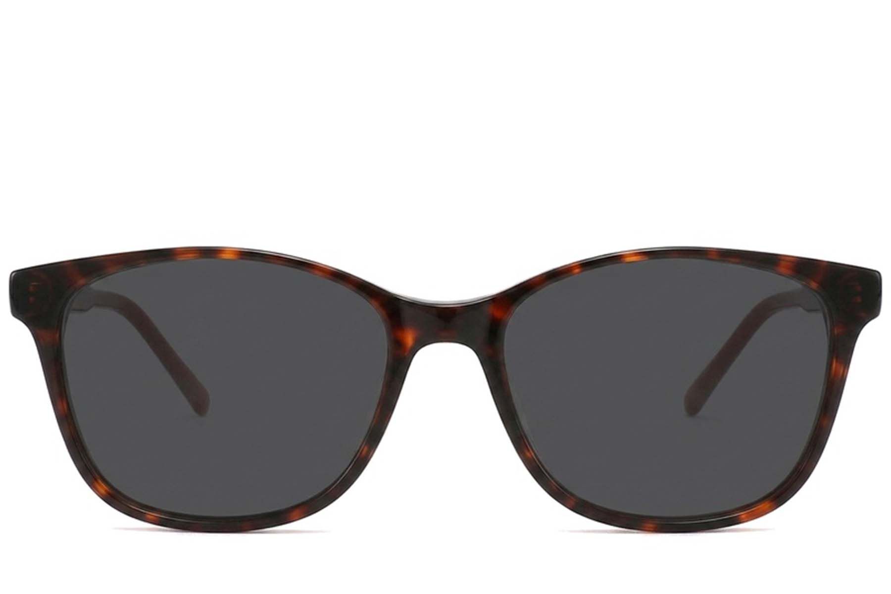 Rectangular Tortoiseshell Acetate Sunglasses #BS2012-2776