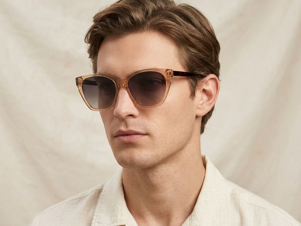 Butterfly Brown Acetate Sunglasses #BS2012-2780