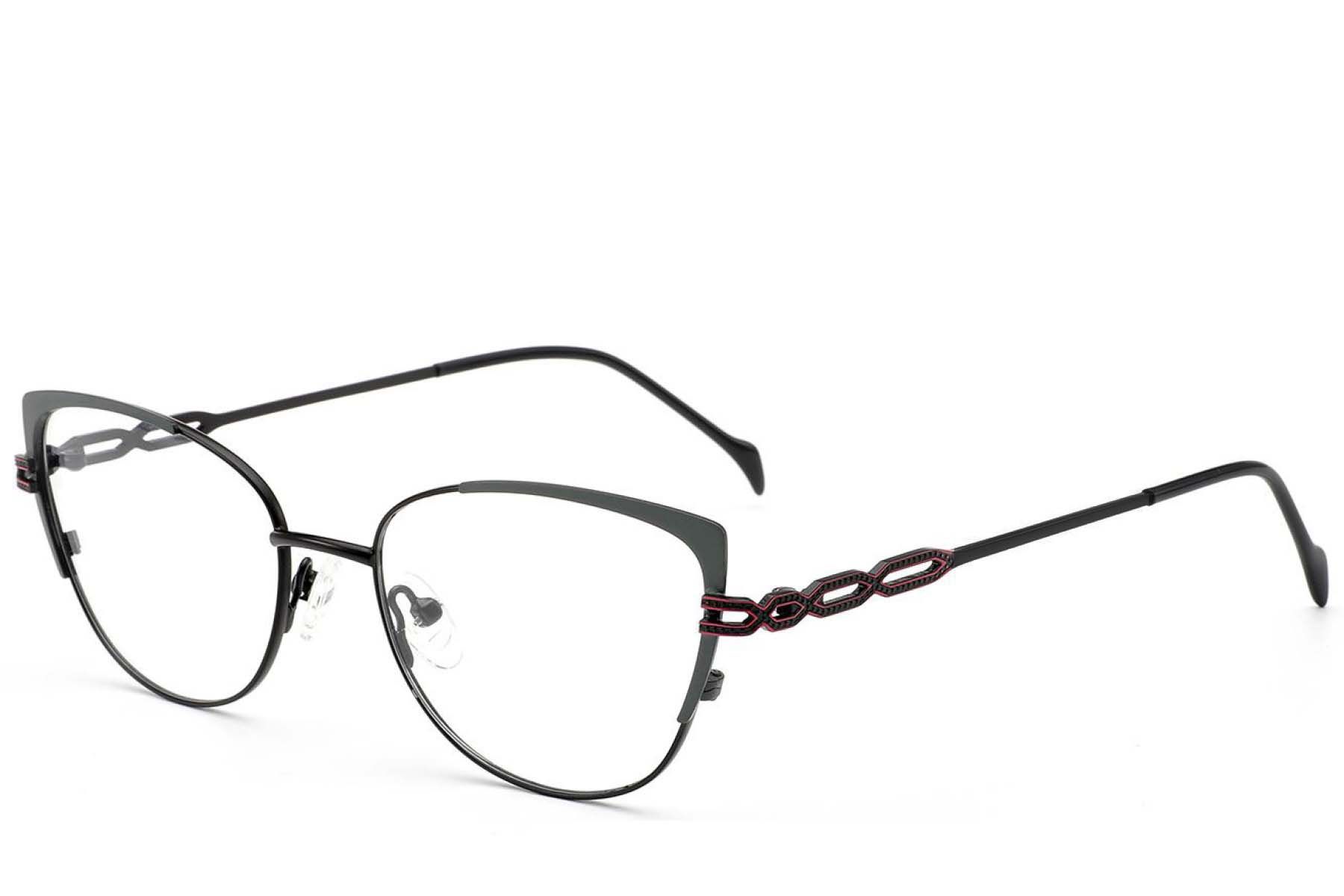 Butterfly Black Metal Glasses #BS2012-2833