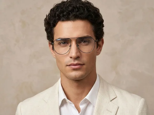 Lunettes aviateur en métal noir #BS2012-2853