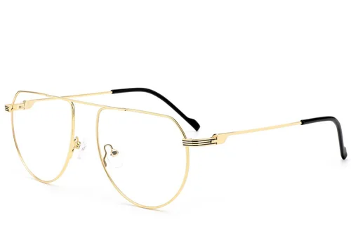 Lunettes aviateur en métal doré #BS2012-2854