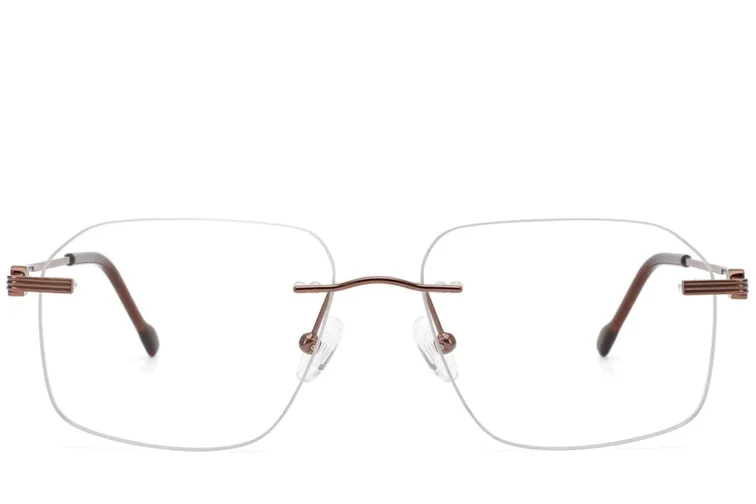Invisible Copper Metal Glasses #BS2012-2885