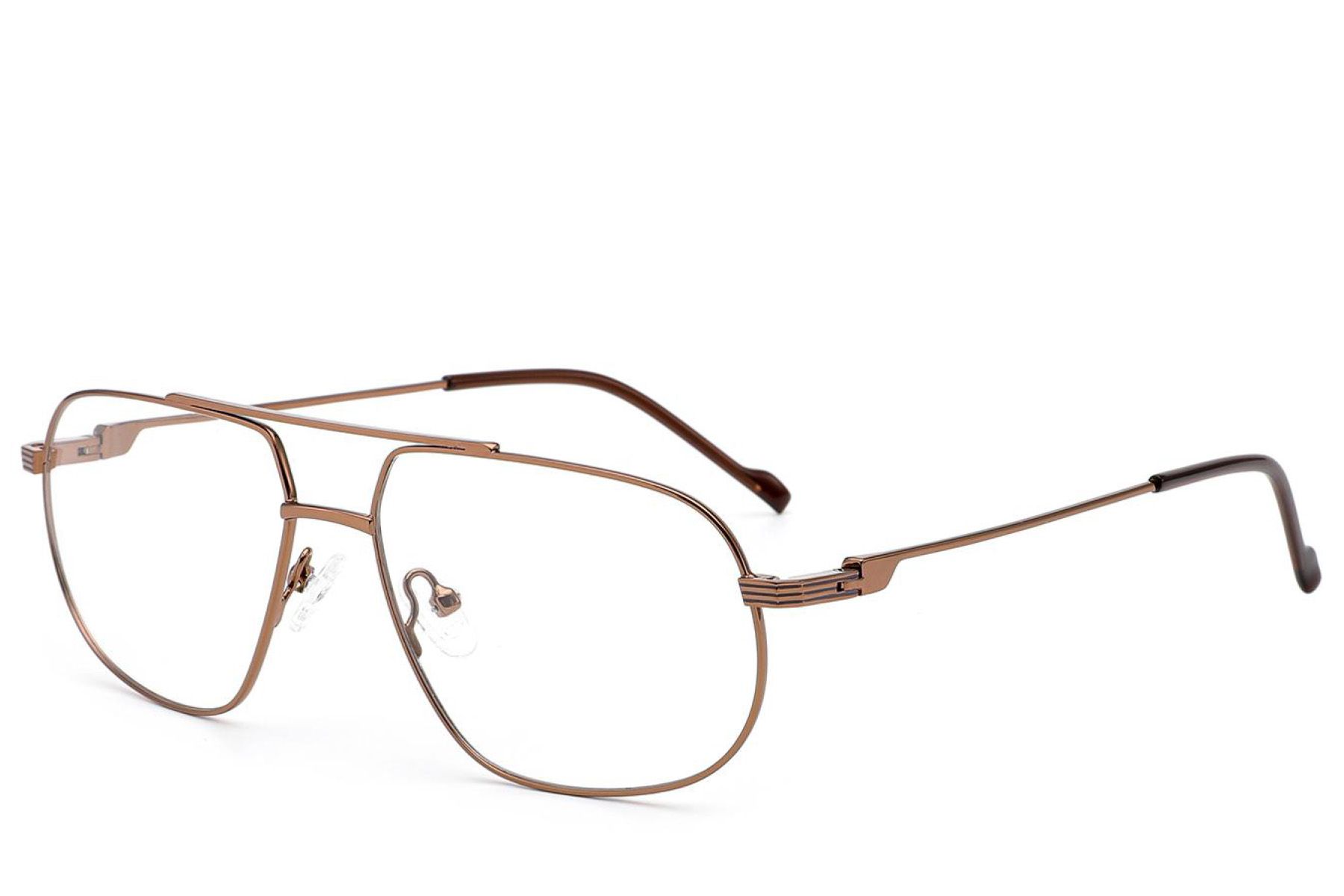 Aviator Copper Metal Glasses #BS2012-2890