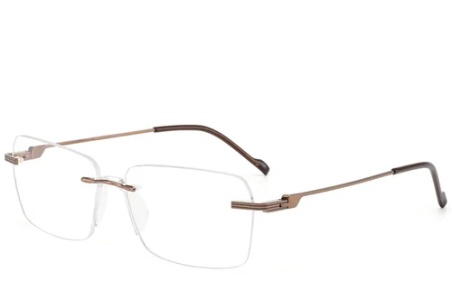 Lunettes invisibles en cuivre métallisé #BS2012-2895