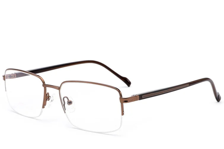 Semi-rimless Copper Metal Glasses #BS2012-2915