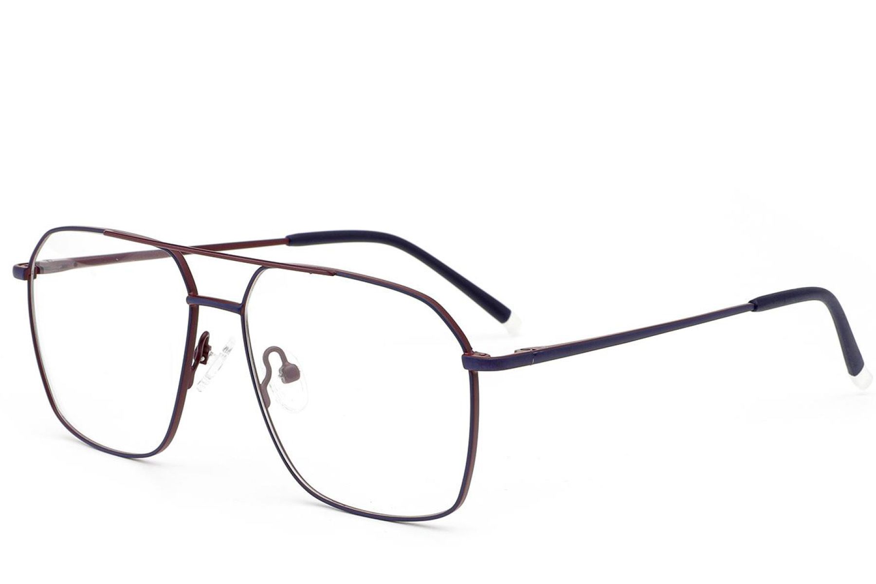 Aviator Red Metal Glasses #BS2012-2942