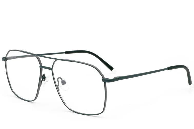 Aviator Green Metal Glasses #BS2012-2943