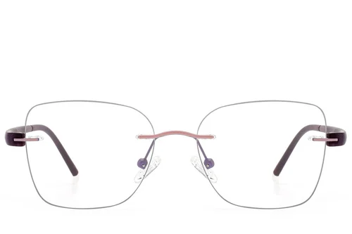Lunettes invisibles en métal violet #BS2012-2947
