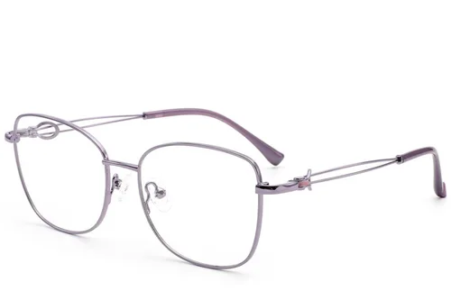 Lunettes papillon violettes en métal #BS2012-2958