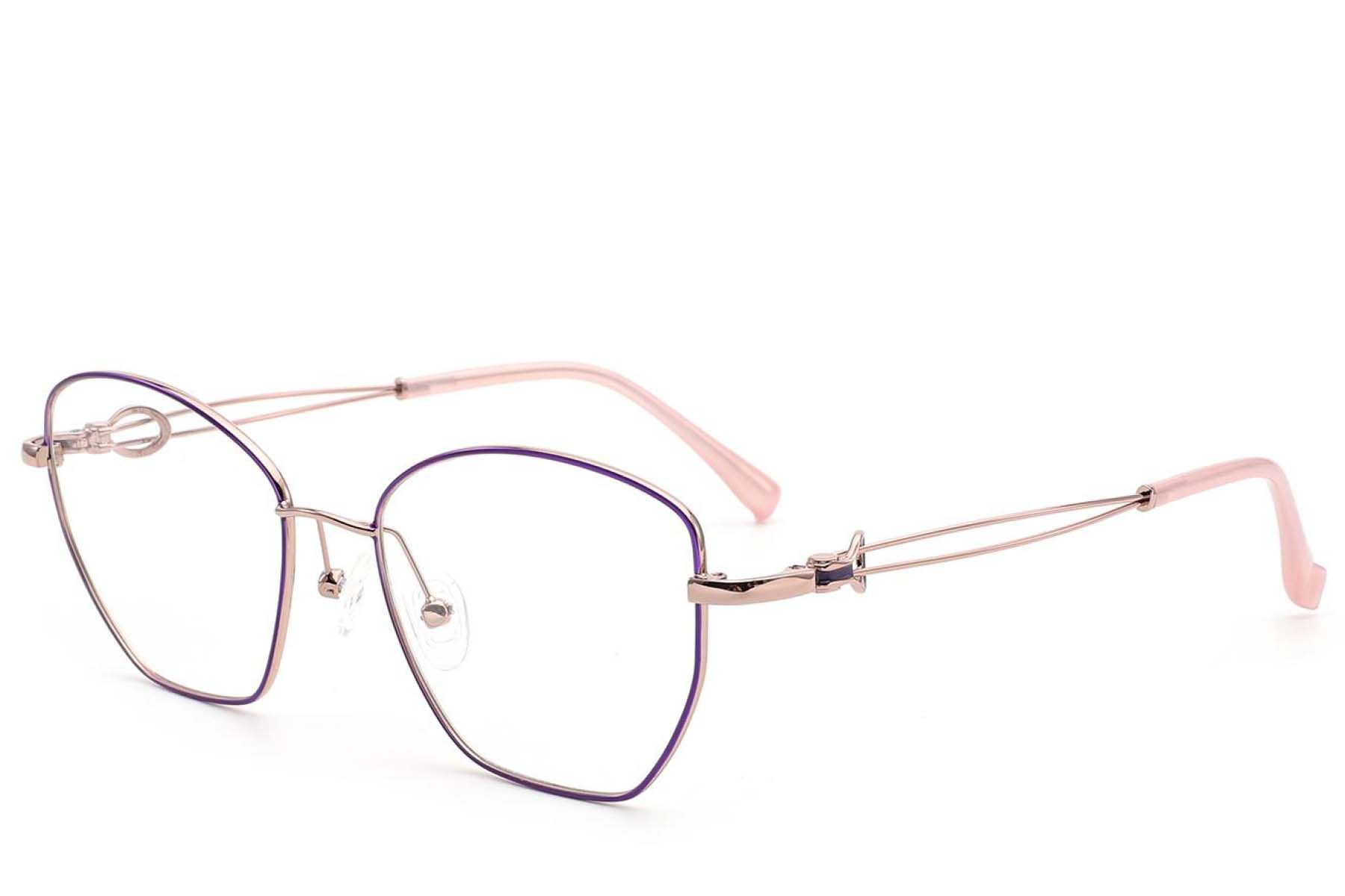 Butterfly Purple Metal Glasses #BS2012-2969