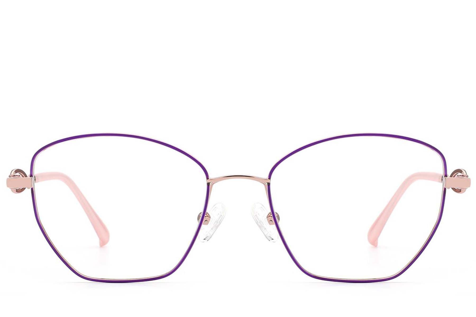 Butterfly Purple Metal Glasses #BS2012-2969