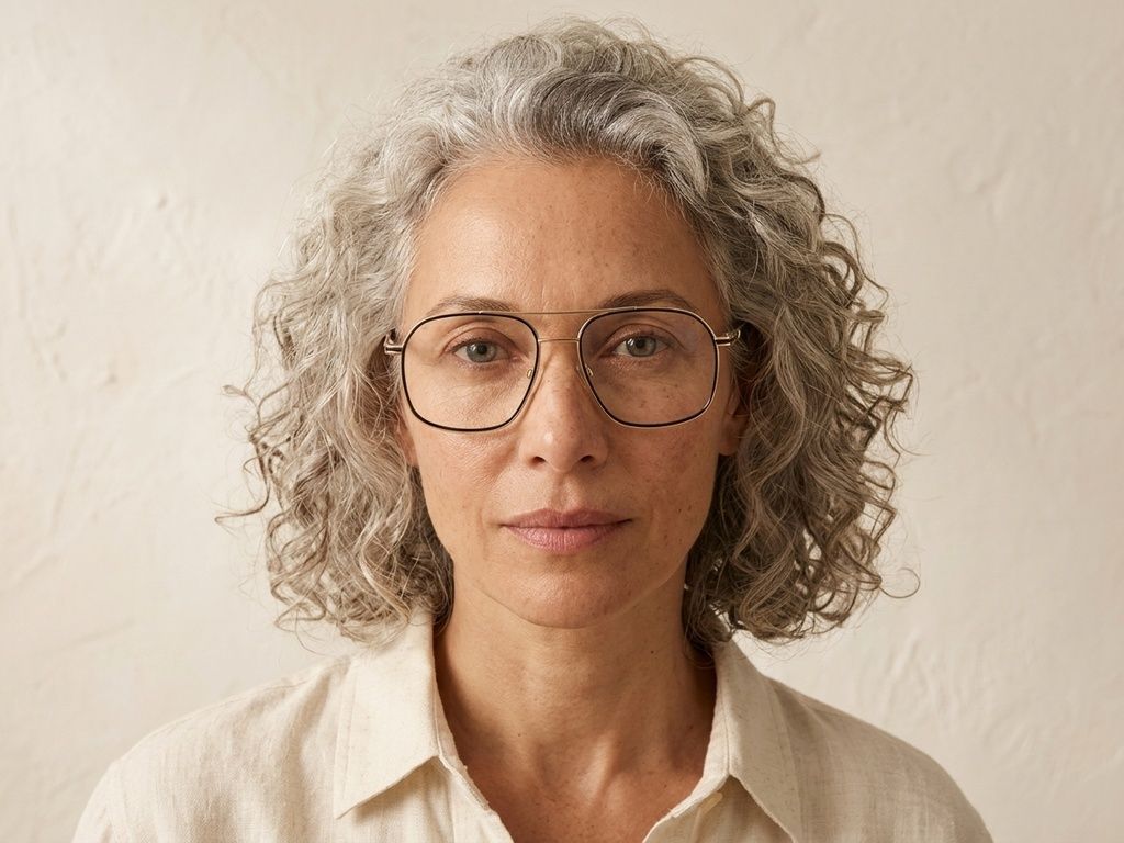 Aviator Golden Metal Glasses #BS2012-3023