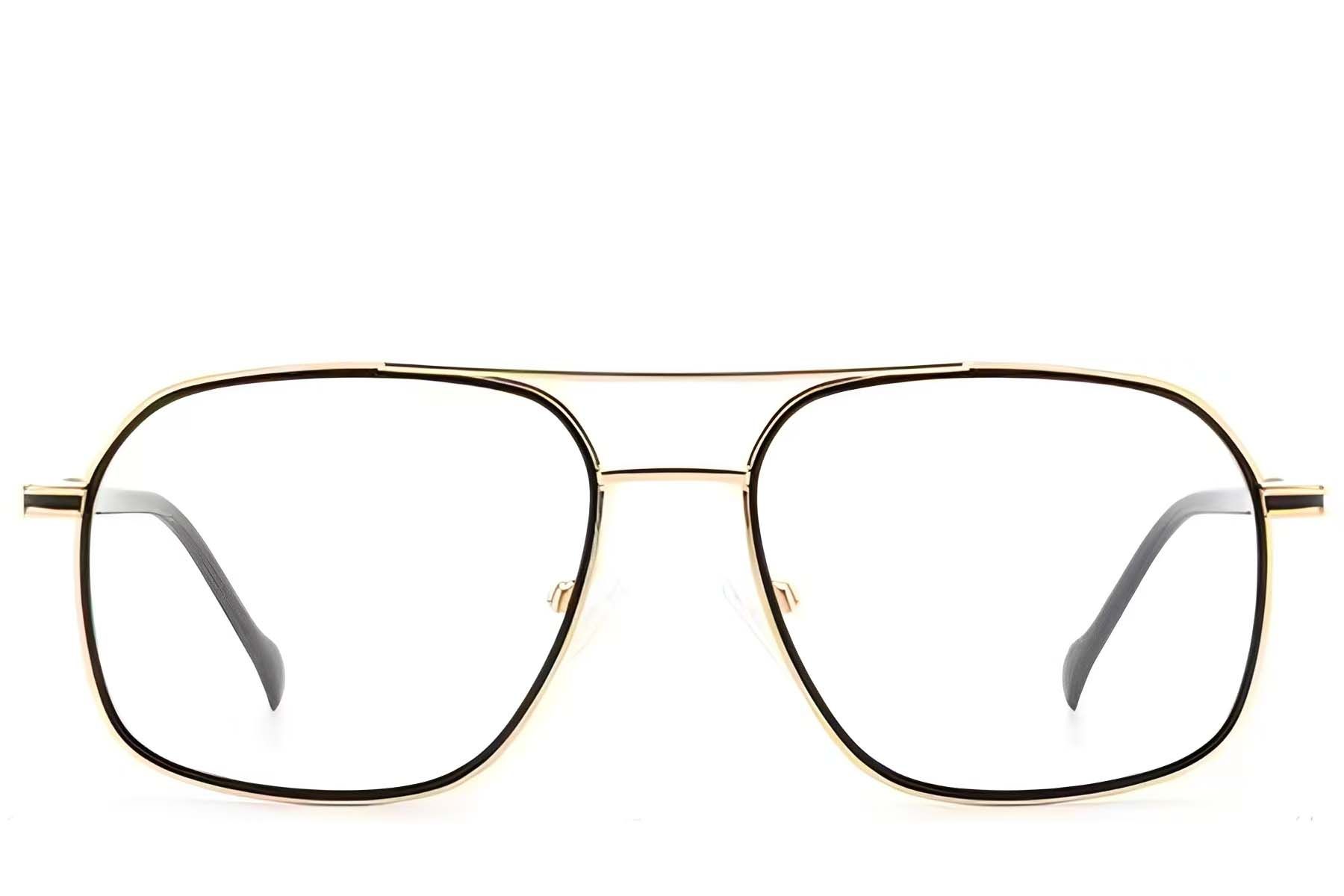 Aviator Golden Metal Glasses #BS2012-3023