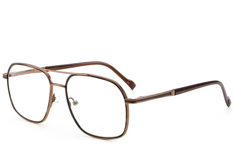 Gafas de aviador de metal color cobre #BS2012-3025
