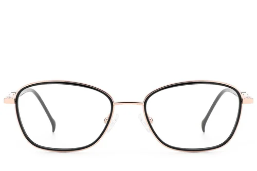 Lunettes papillon en métal noir #BS2012-3043