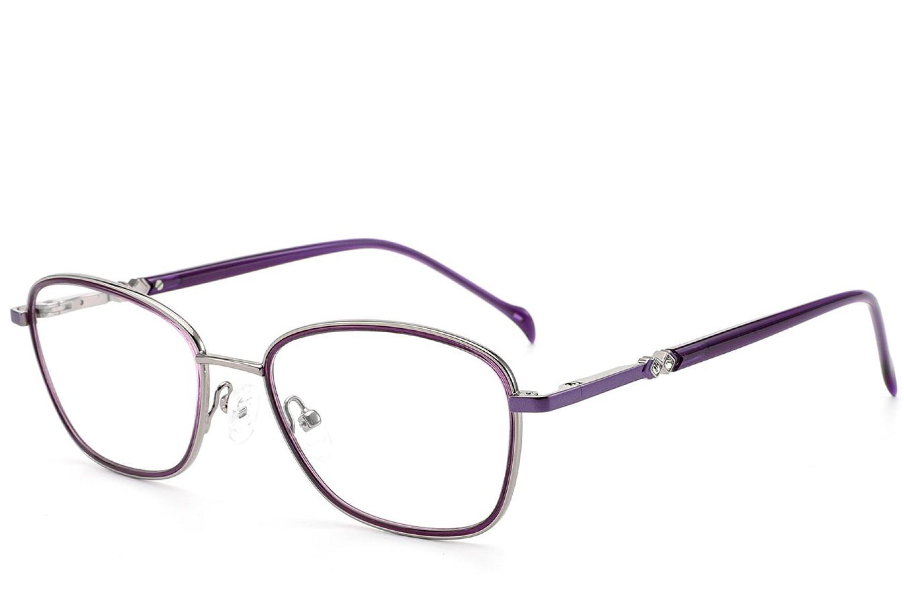 Butterfly Purple Metal Glasses #BS2012-3045