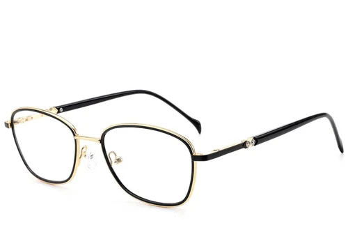 Lunettes papillon en métal noir #BS2012-3047