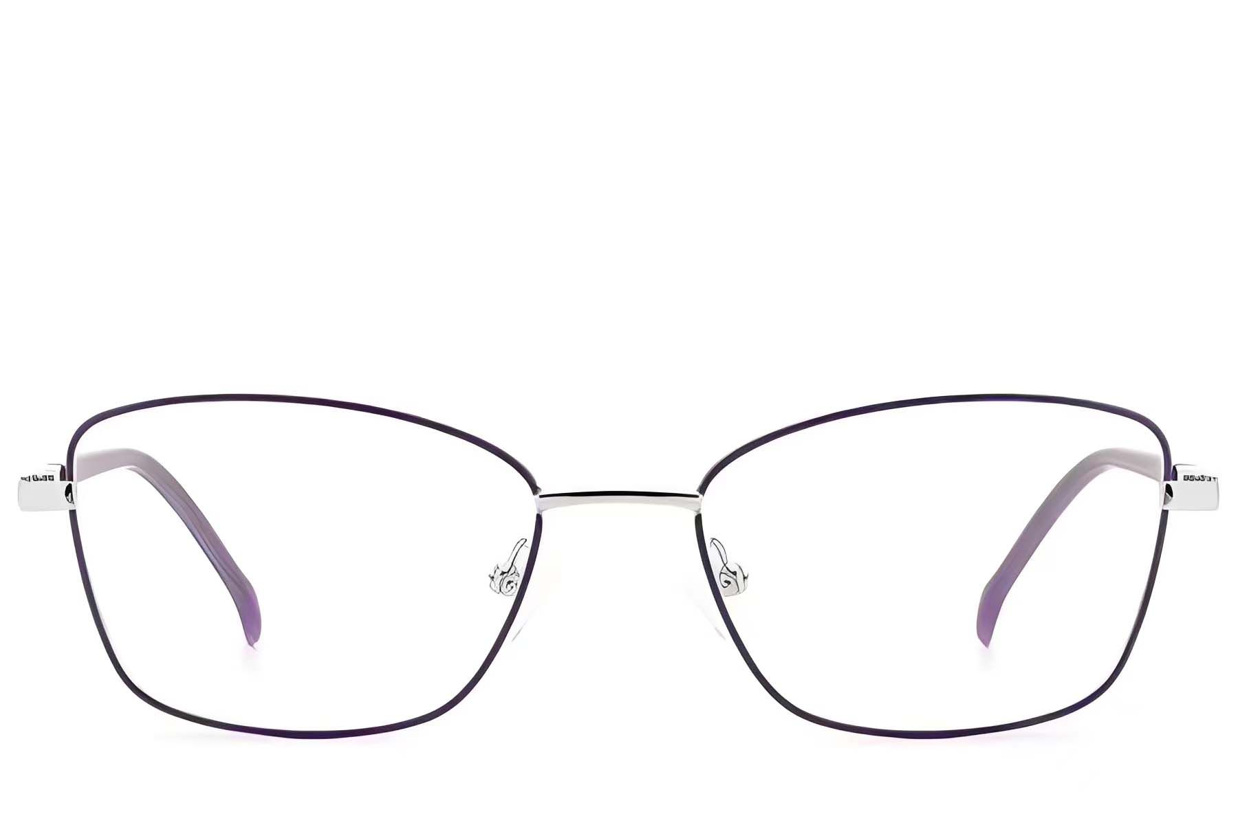 Gafas metálicas color púrpura con forma de mariposa #BS2012-3049