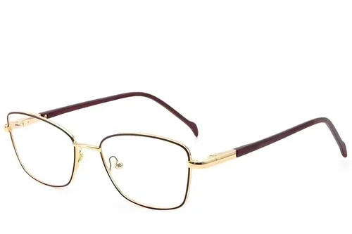 Lunettes papillon en métal marron #BS2012-3050