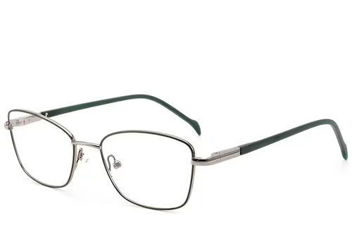 Lunettes papillon en métal vert #BS2012-3051