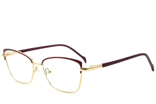 Lunettes papillon en métal doré #BS2012-3070