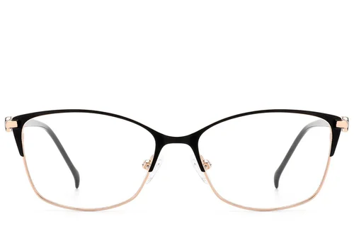 Lunettes papillon en métal noir #BS2012-3074