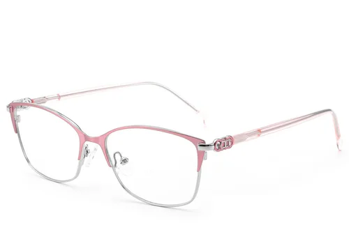Lunettes papillon roses en métal #BS2012-3075