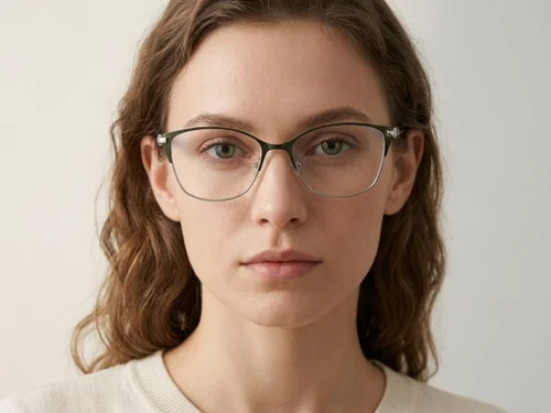 Lunettes papillon en métal vert #BS2012-3078