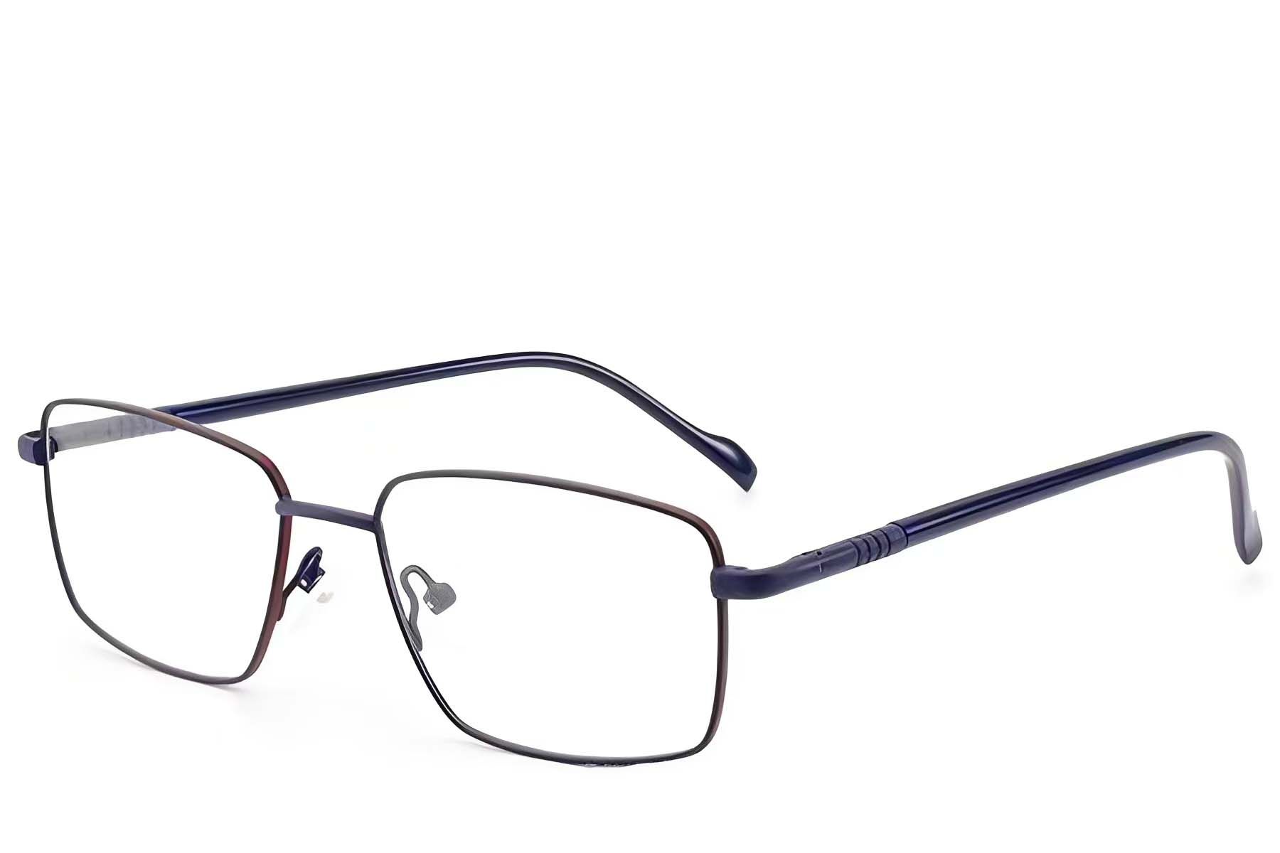 Bicchieri rettangolari in metallo blu #BS2012-3083