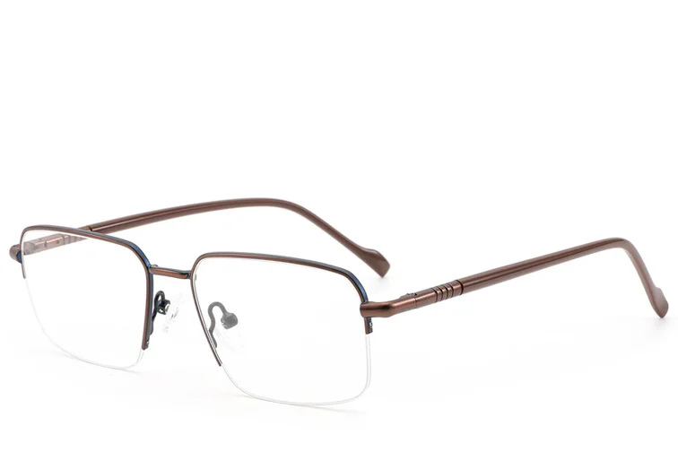 Semi-rimless Copper Metal Glasses #BS2012-3086