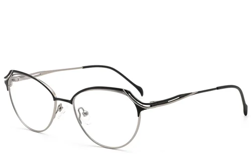 Lunettes papillon en métal noir #BS2012-3100