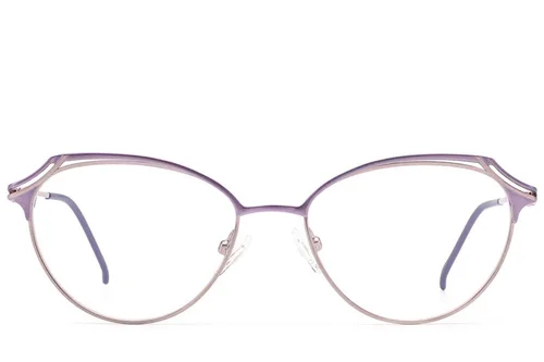 Lunettes papillon violettes en métal #BS2012-3103