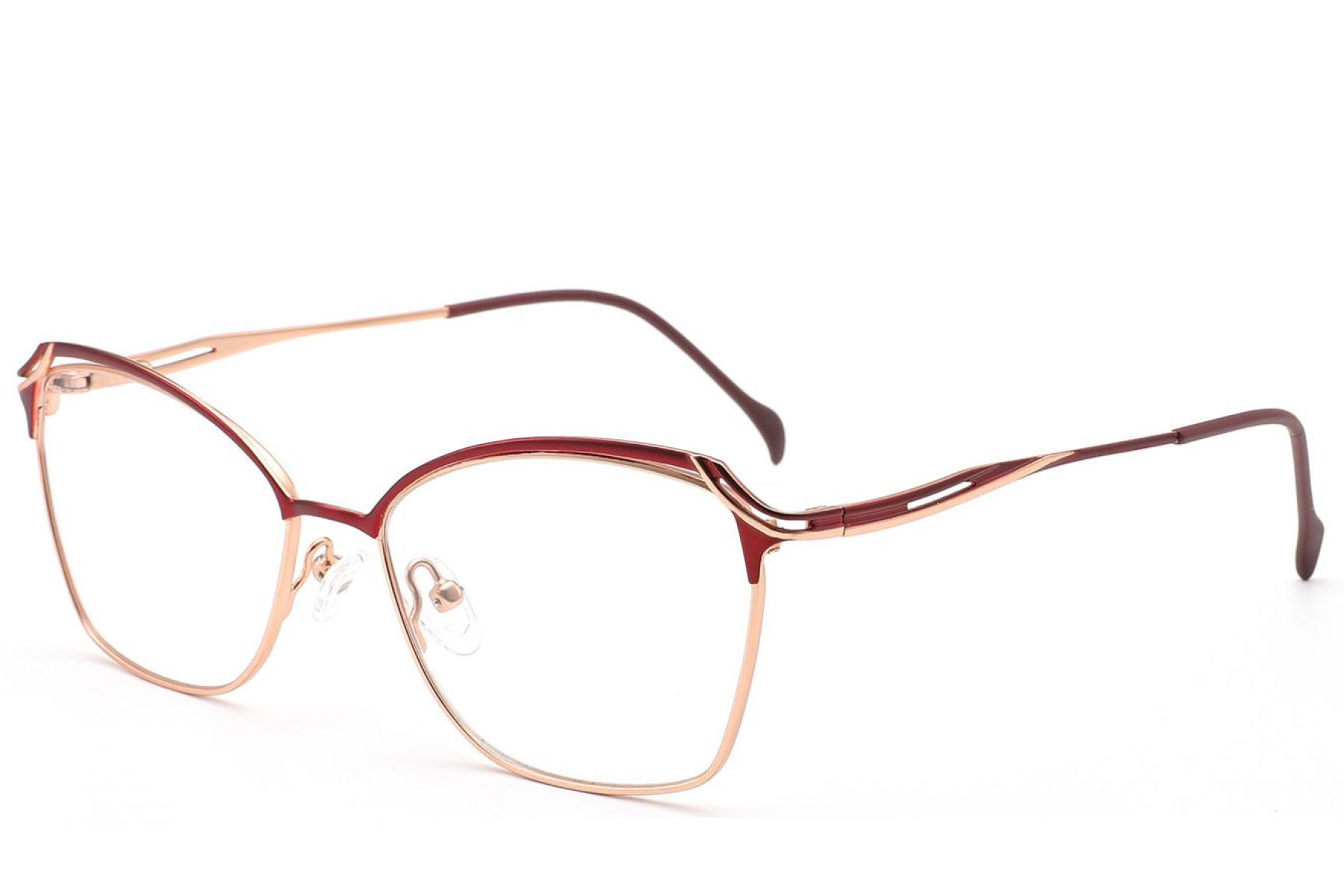 Butterfly Red Metal Glasses #BS2012-3116