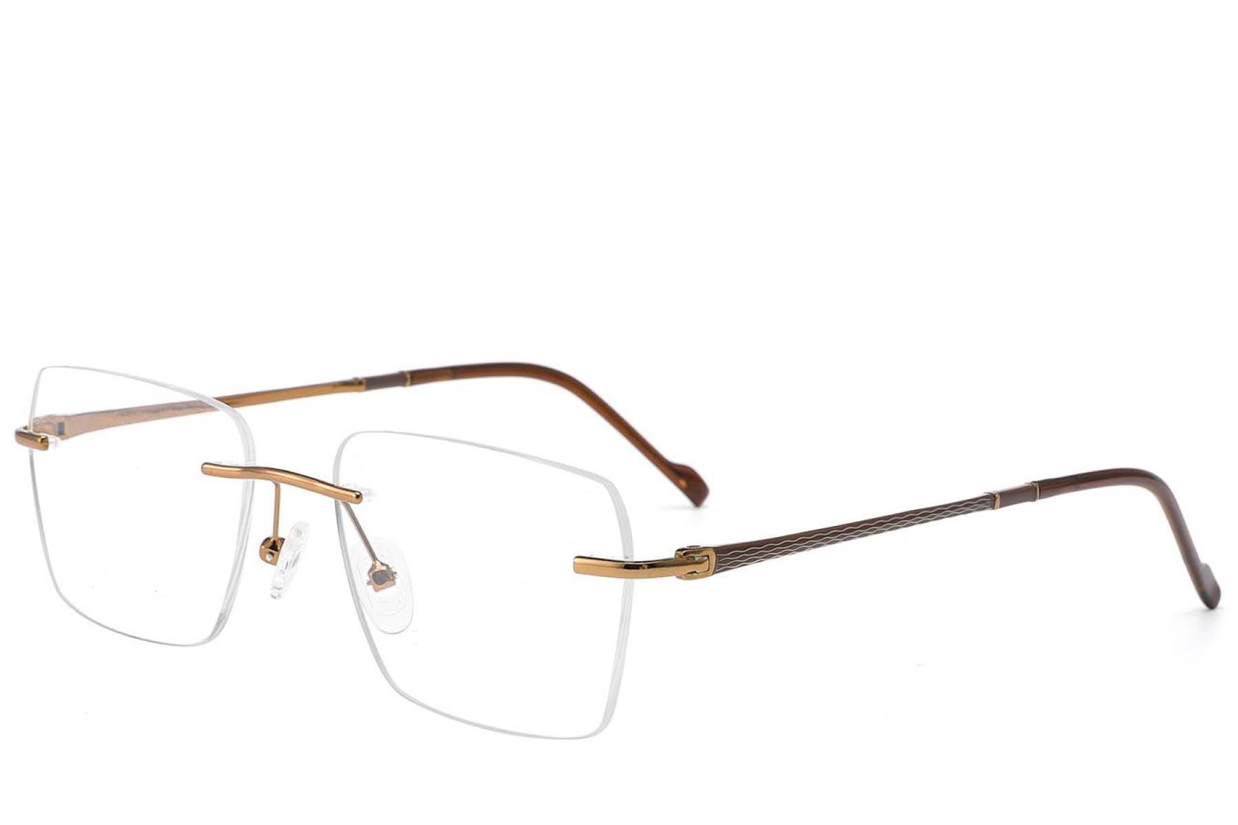 Invisible Copper Metal Glasses #BS2012-3121