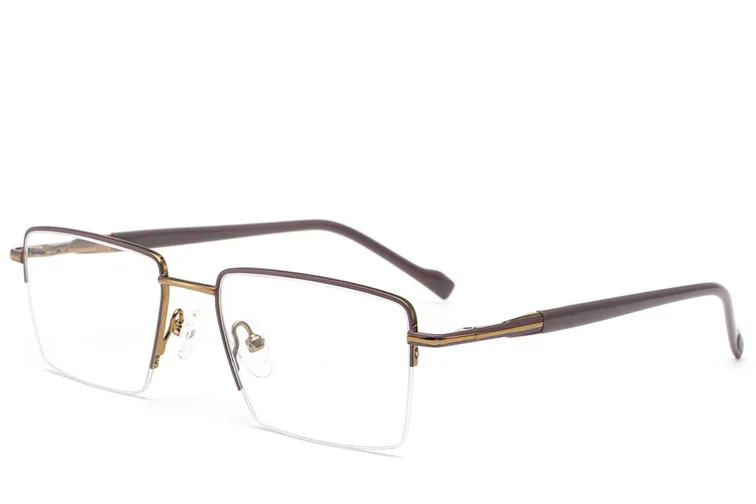 Semi-rimless Copper Metal Glasses #BS2012-3126