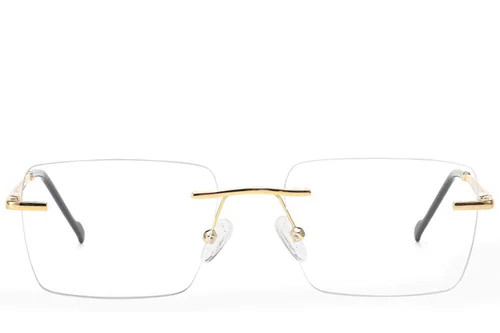 Lunettes invisibles en métal doré #BS2012-3134