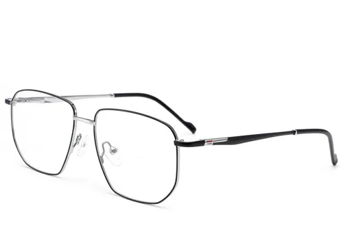 Lunettes géométriques en métal noir #BS2012-3142