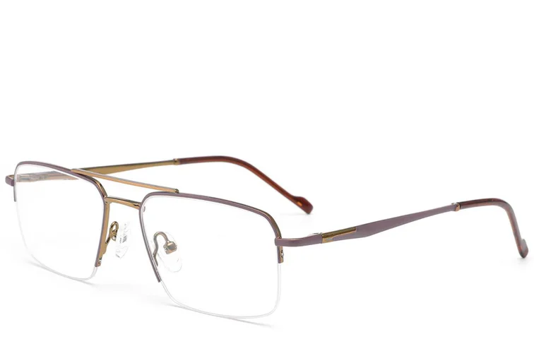Semi-rimless Copper Metal Glasses #BS2012-3146