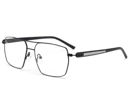 Lunettes aviateur en métal noir #BS2012-3149