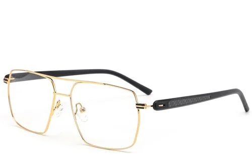 Lunettes aviateur en métal doré #BS2012-3150