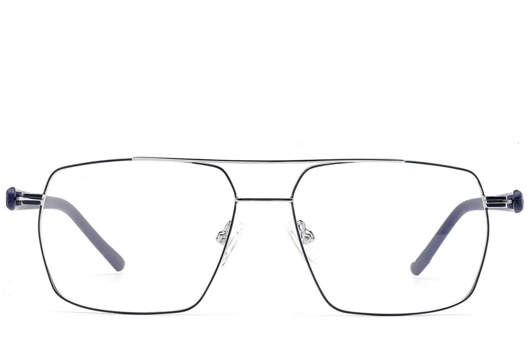 Aviator blauw metalen bril #BS2012-3153